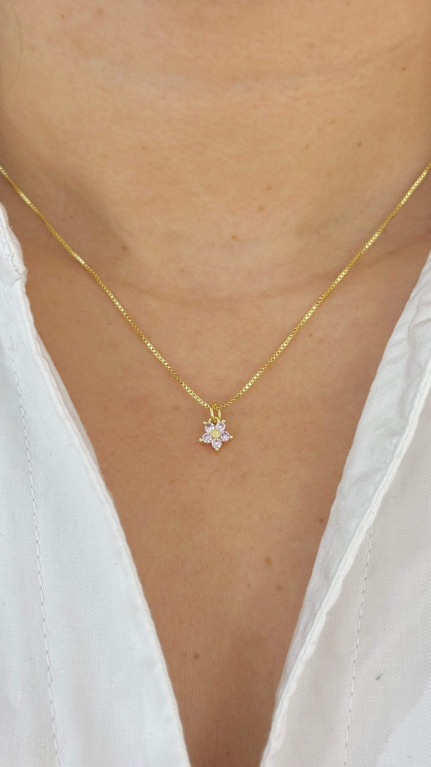 cadena-para-mujer-flor-rosada