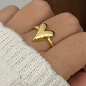 Anillo Corazón Minimalista🤎
