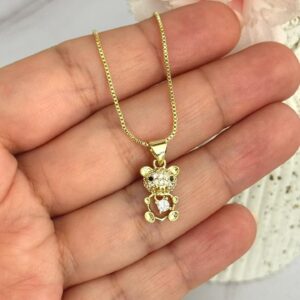 CADENA DE OSO CON CIRCONES