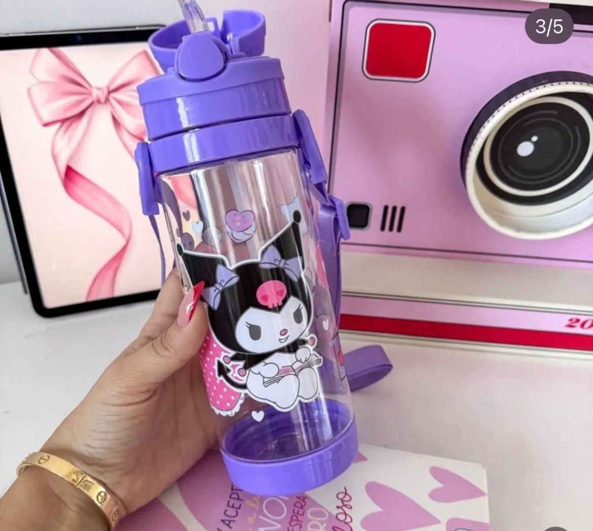 Termo de kuromi y Hello kitty - Imagen 2