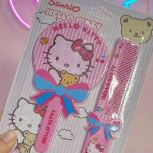 Set Espejo y Peineta - Hello Kitty