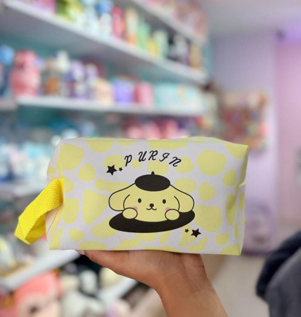 Cosmetiquera de Pochacco/Pompompurin y Cinnamoroll