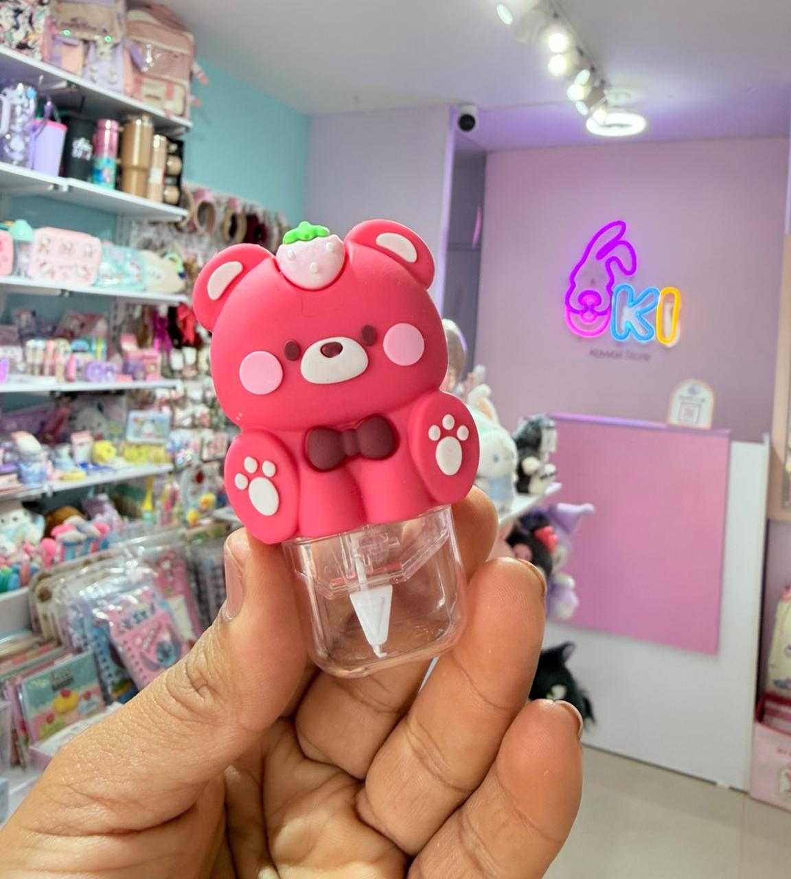 Corrector en cinta de Oso Rosado