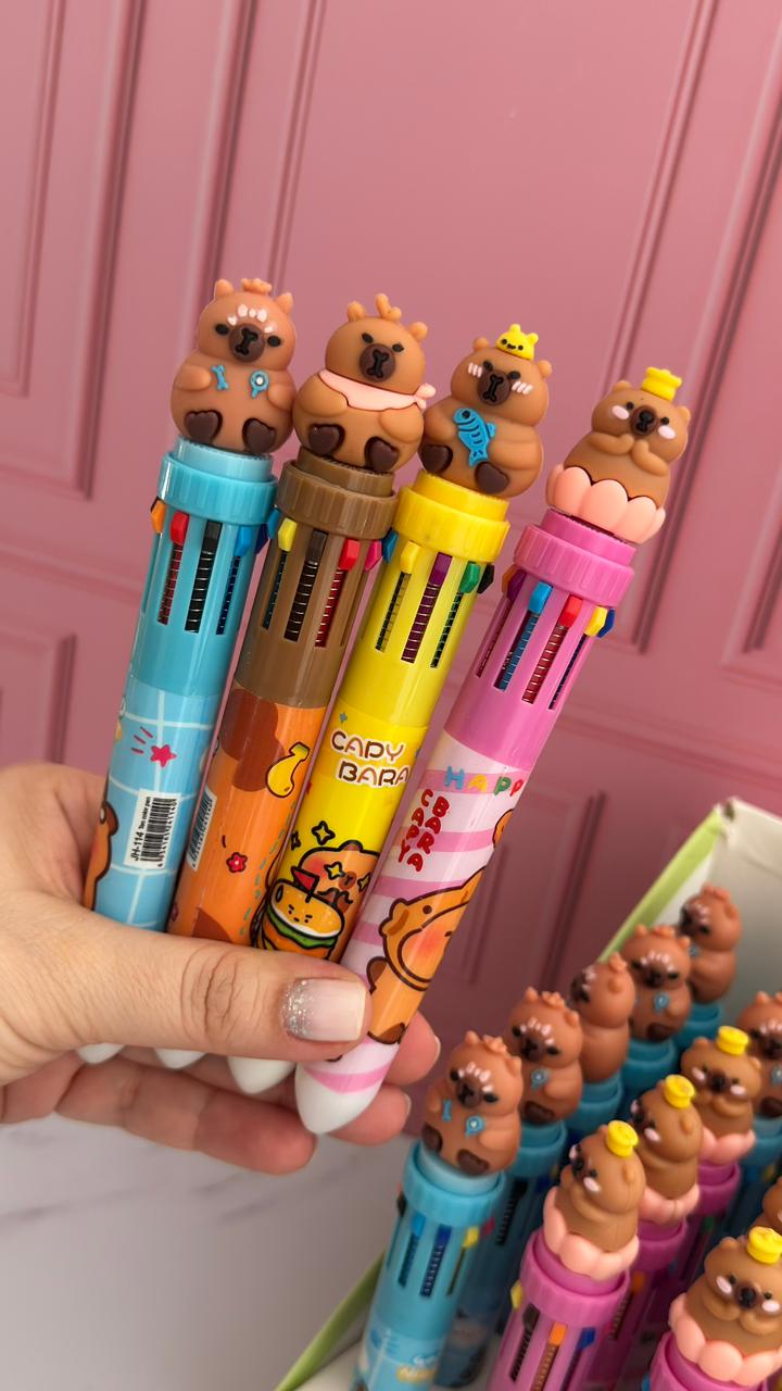 Lapicero Multicolor 10 minas Capybara