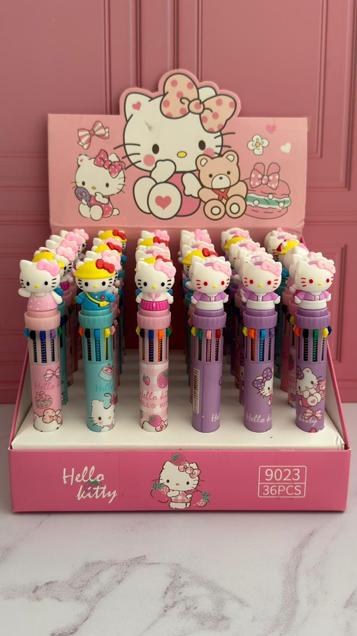 Lapicero Multicolor 10 minas Hello Kitty - Imagen 2