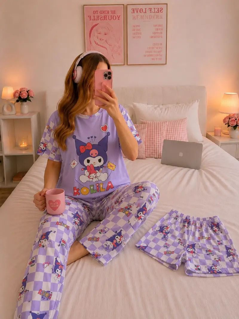 Pijama 3 Piezas Kuromi Dreams 😈🎀