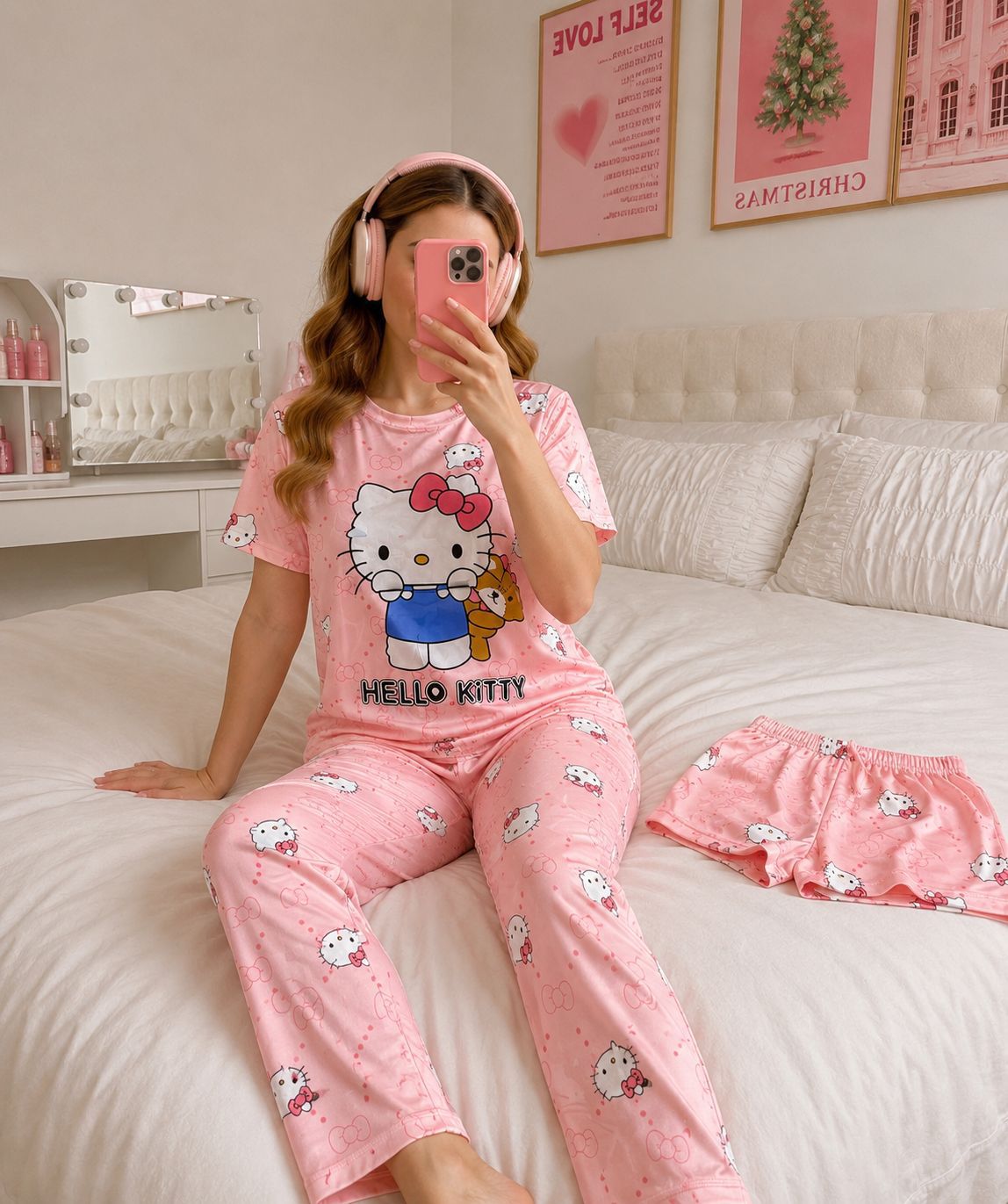 Pijama 3 Piezas Hello Kitty 💕🐾