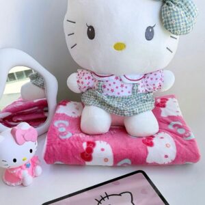 Peluche Hello Kitty con cobija🐱🎀