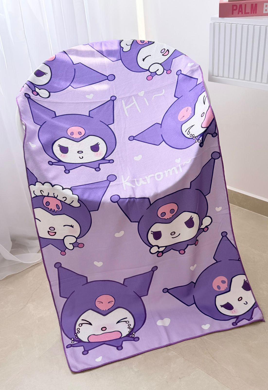 Toalla Kuromi 💜🖤