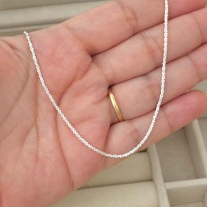 Cadena entorchada plata ley 925